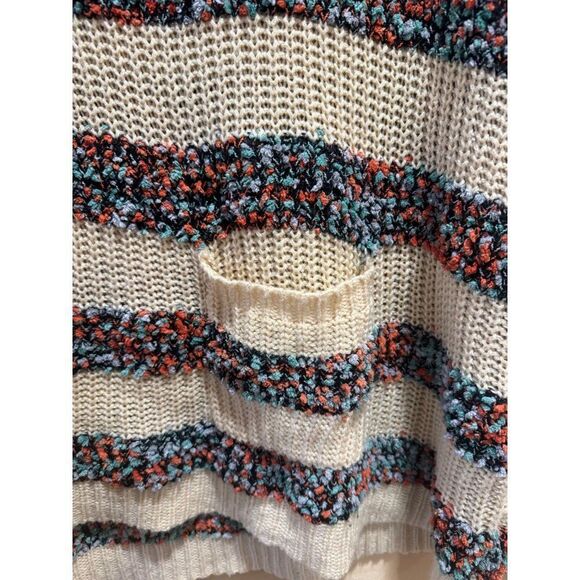 Addie Knit Sweater Medium Confetti Stripe - Picture 4 of 7